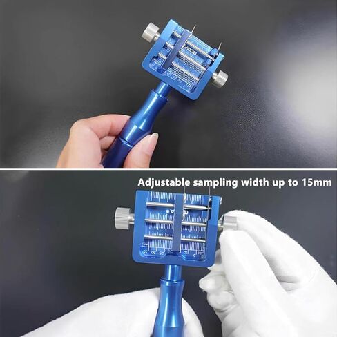 Tape Stripping Sample Cutter,Plastic Film Sampling Knife. Adjustable Width 5-32mm,Tolerance Range ±0.05mm,for Adhesive Tapes in Kuwait