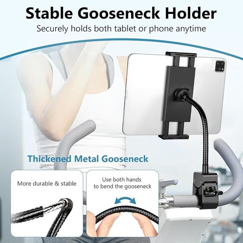 Gooseneck Tablet Holder, iPad Holder for Stroller, 4.7-12.9" Devices in Saudi Arabia