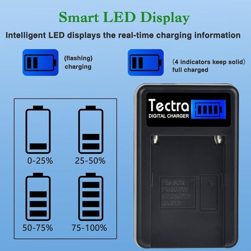 Tectra 2pack NP-FM50 NP-FM30 Battery & Charger for Sony Camcorder handycam in Saudi Arabia