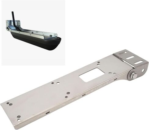 Skimmer Transducer Mount Bracket 000 12603 001, Adjustable Transducer Mount Kit for StructureScan 3D HD Transducer, Marine - Grade Stainless Steel with Zinc Plating for Transom or in Kuwait
