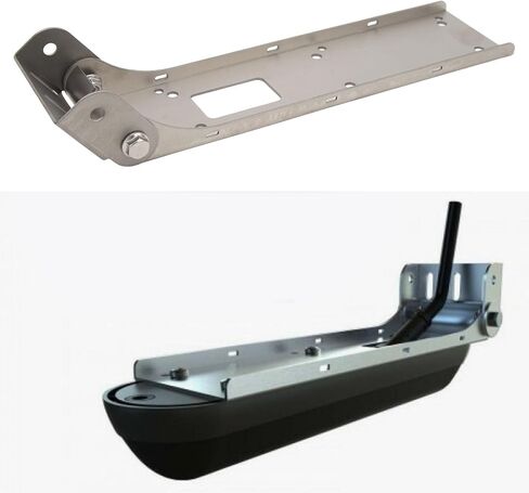 Skimmer Transducer Mount Bracket 000 12603 001, Adjustable Transducer Mount Kit for StructureScan 3D HD Transducer, Marine - Grade Stainless Steel with Zinc Plating for Transom or in Kuwait