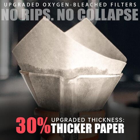 50ct Pre-folded Cone Coffee Filters, for CHEMEX Coffee Makers in Kuwait