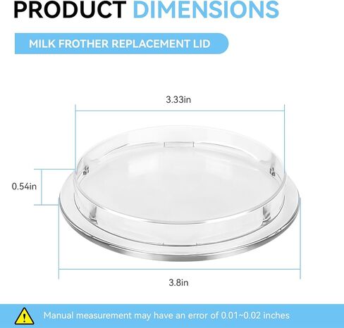 2 Pack Milk Frother Lid for Keurig K-Café Milk Frother Cup Replacement Lid in Kuwait