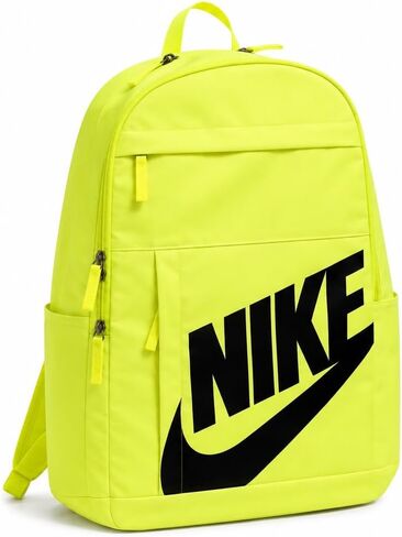 Nike Unisex Elemental Backpack (21L) Light Lemon Twist/Light Lemon Twist/Black, One Size in Kuwait