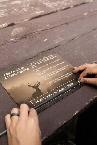 Arrow Wrap Application Pad - Deer Design - Archery/Bowhunting in Kuwait