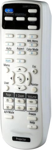 Universal Projector Remote Control fit for EPSON PowerLite Home Cinema Theater System BRIGHTLINK 425Wi 430i 435Wi 475Wi+ 475Wi 480i 485Wi in Kuwait