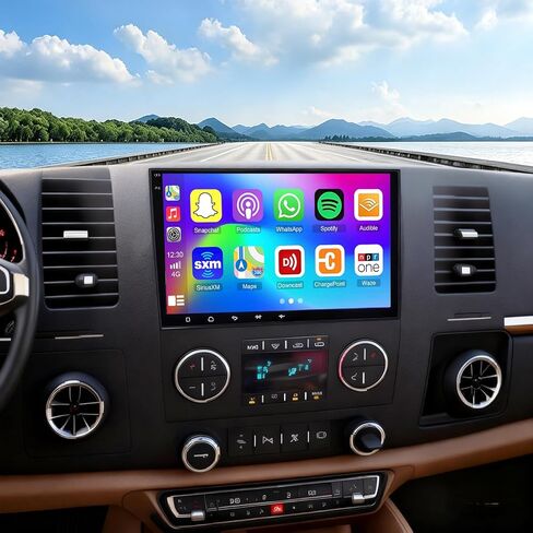Car Stereo Radio Compatible for GMC Terrain 2010-2017 with Carplay Android Auto GPS Navigation 8in Touchscreen Car Radio Player with Bluetooth WiFi FM/RDS SWC Mirror Link + Backup Camera in Kuwait