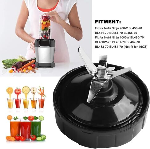 6 Fins Blender Blade Replacement, 3.9x3.54in Blender Replacement Blades, Stainless Steel Extractor Blades for Blanders Compatible with Nutri 900W 1000W Juicer Extractor in Kuwait