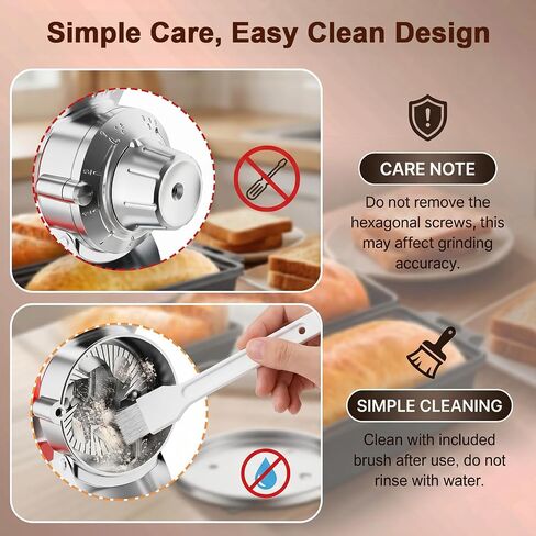 FOCOLLK Grain Mill Attachment for KitchenAid, 9 Levels Flour Mill Grinder in Saudi Arabia