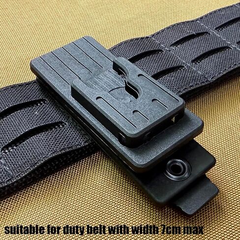 Tactical Mic Clip, 360 Degrees Rotating Quick Release Two-Way Radio Microphone Clip for Duty Belt in Kuwait