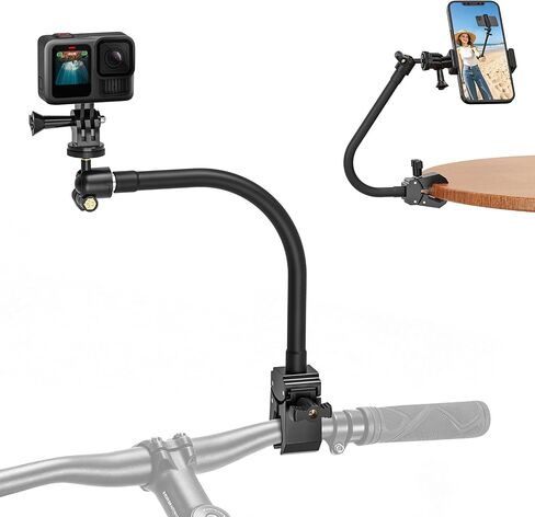 Action Camera Mount, Gooseneck Mount with 1/4" Screw & 360° Ball Head in Kuwait