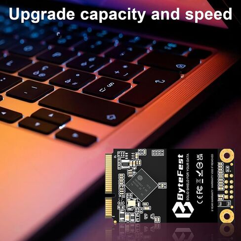 SSD 64GB mSATA Mini SATA III 6 Gb/s Internal Solid State Drive(30x50mm), High Performance, 3D NAND, Upgrade Storage for Laptop and Desktop in Kuwait