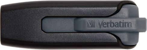 Verbatim 128GB USB 3.0 Store 'n' Go V3 Flash Drive - Cap-Less & PC/Mac Compatible - Gray in Kuwait