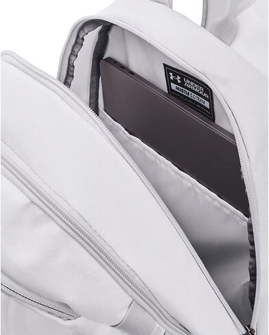 Under Armour Unisex Hustle 5.0 Team BackpackDISC, (100) White / / Metallic Gold, One Size Fits All in Kuwait