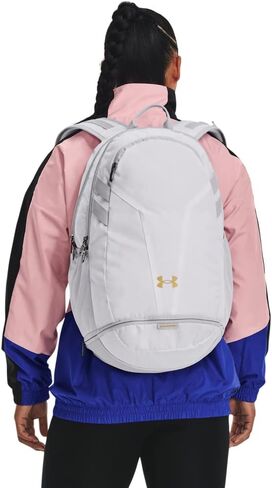 Under Armour Unisex Hustle 5.0 Team BackpackDISC, (100) White / / Metallic Gold, One Size Fits All in Kuwait