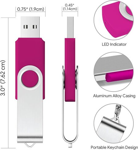 [100pcs] Custom Logo USB Flash Drive 8GB 100 Pack JBOS Bulk Personalized USB Drives with Your Logo Customized Promotional Thumb Drives with Brand Name/Site Address/Contact info - Green in Saudi Arabia