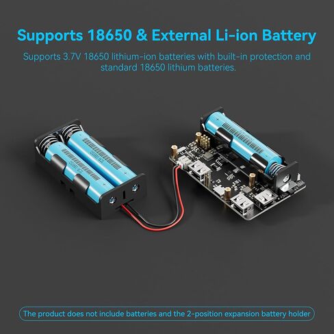 Pi Zero UPS HAT, 5V Uninterruptible Power Supply with 3-Port USB Hub in Kuwait