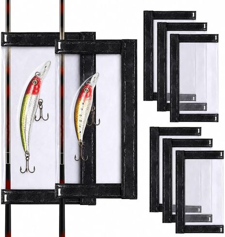 Ziopetru Thick Clear Fishing Lure Wraps with Hook & Loop Closure in Kuwait