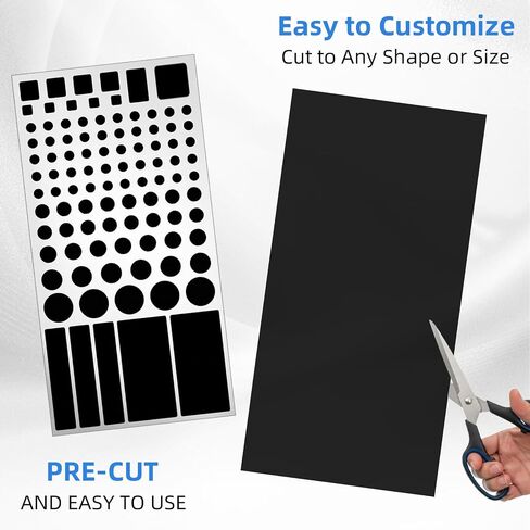 LED Light Dimming Stickers, 4 Sheets LED Blocking Stickers for Electronics in Kuwait