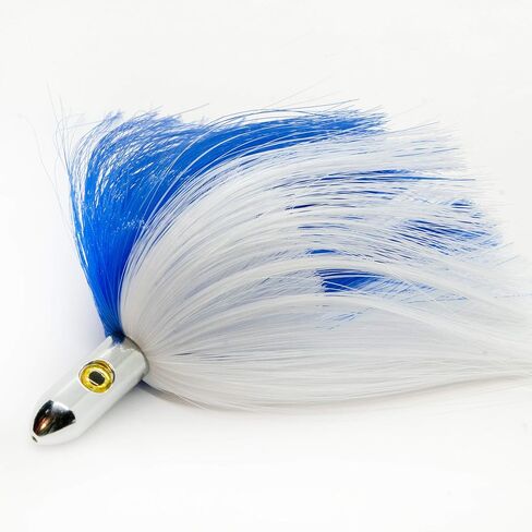 Chrome Head. Fishing Lure 7" Troll Over Ballyhoo. Catch Any Predatory Pelagic Fish in The Ocean Including Dolphin, Tuna, and Wahoo! (3PackSet) in Kuwait
