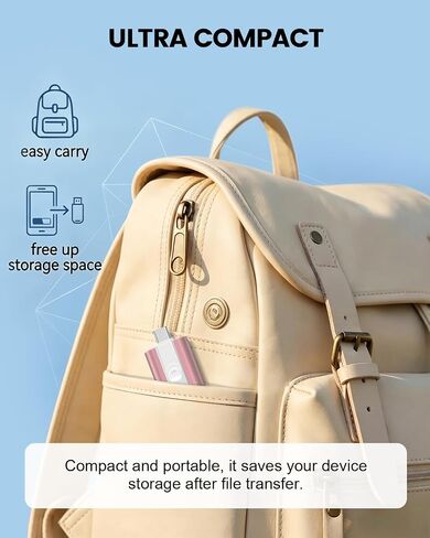 MFI Certified 512GB Flash Drive – Photo Stick and USB Stick Offers Photo/Video Storage, The External Storage is Compatible with iOS, Android, and Pc,1 Pack (Pink)(Available Space: ~484GB) in Saudi Arabia