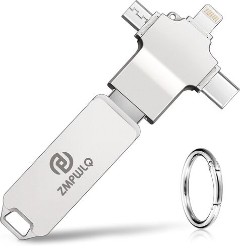 PL ZMPWLQ Auto Backup Photo Stick 256GB for iPhone Android PC 4-in-1 USB Flash Drive in Kuwait
