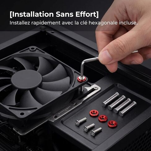 Computer Fan Screws, Metal Mounting, Gold in Saudi Arabia