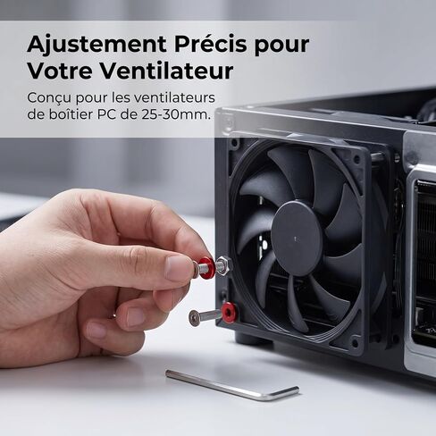 Computer Fan Screws, Metal Mounting, Gold in Saudi Arabia