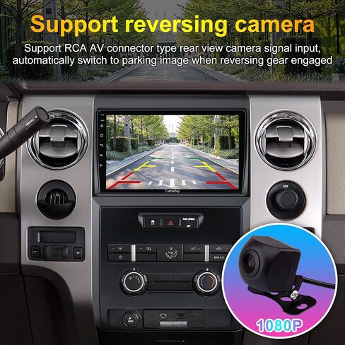 Car Radio Stereo Upgrade for 2009-2014 Ford F150, Android 15 8‑Core 4G RAM + 64G ROM,Wireless Carplay Android Auto, 9 inch 1280 * 720 QLED Touchscreen with Bluetooth GPS WiFi in Kuwait