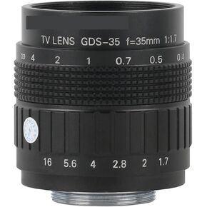 Big View High Working Distance 35mm Fixed Lens C Mount Lens Manual Zoom Lens Fo Industrial Video Microscope Camera in Saudi Arabia