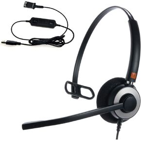 IPD IPH-165 USB Headset with Noise Cancelling Microphone for Office and Call cengter- Compatible with Skype, Microsoft Teams, Cisco Jabber, Avaya One-X and Other Soft Phones in Kuwait