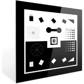 Microscope Resolution Test Chart, Optical Resolution Test Card, Multi-Graphic Calibration Strip, Accuracy ±0.5um, Up to 90% Transmittance, for Scientific and Industrial Inspection in Saudi Arabia