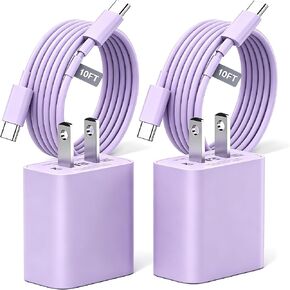 شاحن iPhone 14 13 شحن سريع 10 قدم، 20 وات، كتلة وكابل شاحن USB C in Kuwait