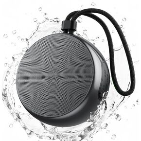 Shower Speaker Bluetooth Waterproof, IP67 Waterproof Portable Wireless Speaker with Metal Body, Bluetooth 5.4, Rich Bass, RGB Lights, Support TF Card/AUX for Bathroom, Travel, Outdoor Gift in Saudi Arabia