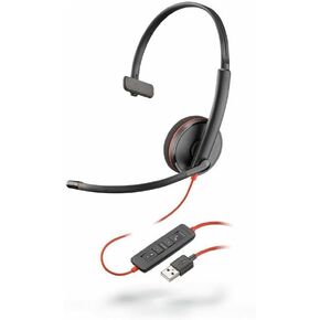 Plantronics 8M3X3AAABA Poly Blackwire 3210 Monaural Accs Usb-a Headset Taa-us in Kuwait