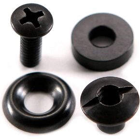 [12 Packs] HolsterSmith Slotted Post Ultra Holster Mounting Assemblies - (SPUMA) - (w/Finishing Washer) - for DIY KYDEX Holster & Knife Sheath Retention and Attachment Mounting in Saudi Arabia