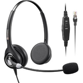 Arama Phone Headset for Office Phones for Polycom & Other IP Phones(A602S1) in Saudi Arabia