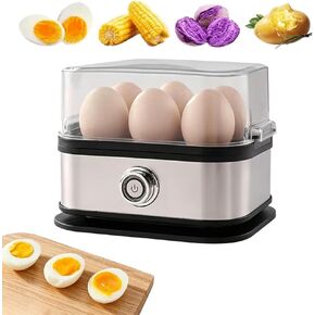 Egg Cooker Electric 6 Eggs Capacity, Soft, Medium, Hard Boiled, Poacher, Omelet Maker Egg Poacher With Auto Shut-Off, BPA Free in Saudi Arabia