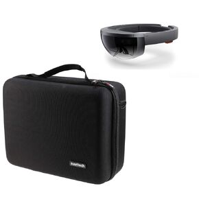 Navitech Black Heavy Duty Rugged Hard Case/Cover with Shoulder Strap Compatible With Microsoft HoloLens and Accessories (Windows Mixed Reality AR) [video game] in Kuwait