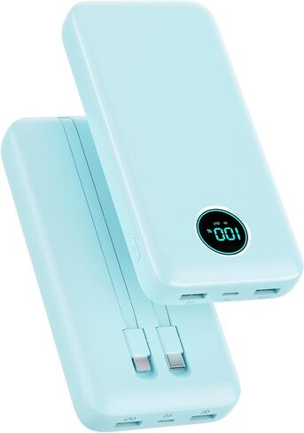 Portable Charger 30,800mAh PowerBank with 3 Output, 25W PD Fast Charging +QC 4.0 Quick Phone Charging Power Bank,Travel Essential Phone Charger Battery Pack for iPhone 17/16/15 Android Galaxy etc in Kuwait