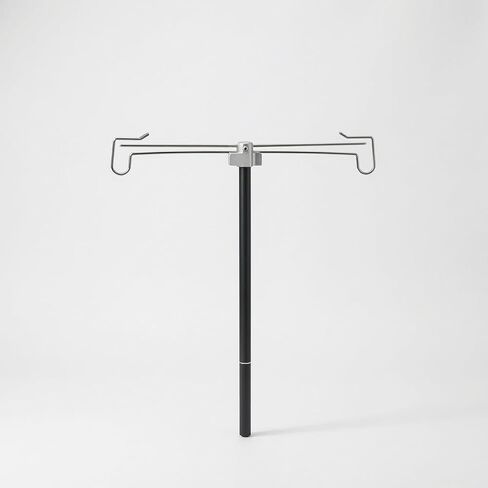 Elevated Aluminum Alloy Folding Stand with Ground Stake, Portable Light Pole for Outdoor Ambiance, Bronze in Kuwait