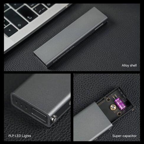 M.2 NVMe SSD Enclosure,3s PLP Prevents Write Data Loss, 10Gbps USB-C SSD Enclosure, RTL9210, for 2280 NVMe (M & B+M Key) up to 4TB, Aluminum M.2 Enclosure for PC, Mac, Laptop in Kuwait