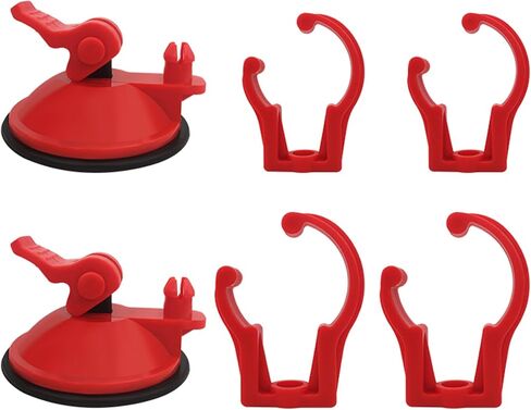 1set Fish Tank LED Light Suction Cup Clip Holder Angles Adjustable for Aquarium Fish Tank Lighting Accessories Rotatable Fish Tank Fixing Clip in Kuwait