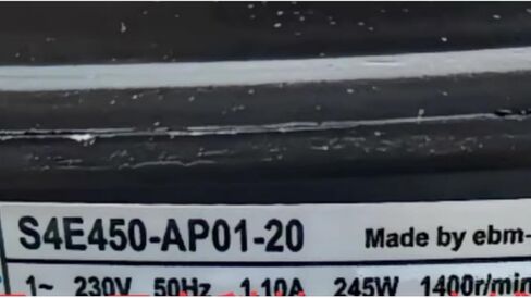 S4E450-AP01-20 230V 1.10A 245W 1400RPM Cooling Fan 375mm in Kuwait