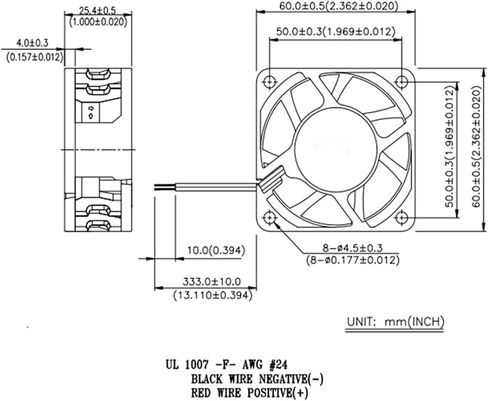 60x60x25mm AFB0612H-A 6025 12V 0.17A Cooling Fan in Kuwait