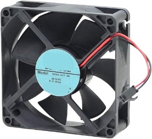 D08A-24TU 80 * 25 06 DC 0.11A 24V 2 Wire Cooling Fan in Kuwait