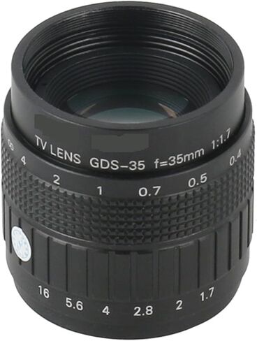 Big View High Working Distance 35mm Fixed Lens C Mount Lens Manual Zoom Lens Fo Industrial Video Microscope Camera in Saudi Arabia