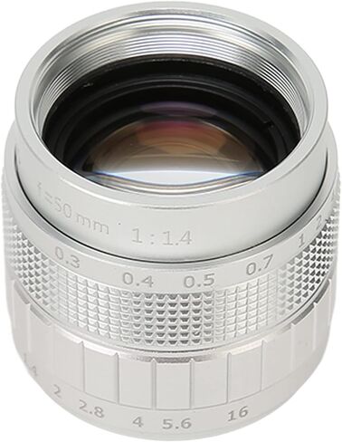 Camera Lens F1.4 Manual Lens Professional Advanced Optics 50mm for Industrial Video Microscope Camera in Saudi Arabia