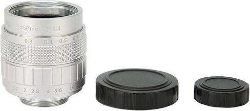 Camera Lens F1.4 Manual Lens Professional Advanced Optics 50mm for Industrial Video Microscope Camera in Saudi Arabia