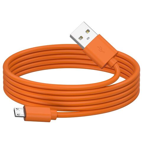 Meliya Charging Cable for Ring Doorbell (2020 Release) 2/3/3 Plus/4, Video Doorbell Pro/Plus, Micro USB Charging Cord Wire Power Door Bell 2nd Gen Replacement 3.3ft (Orange) in Kuwait